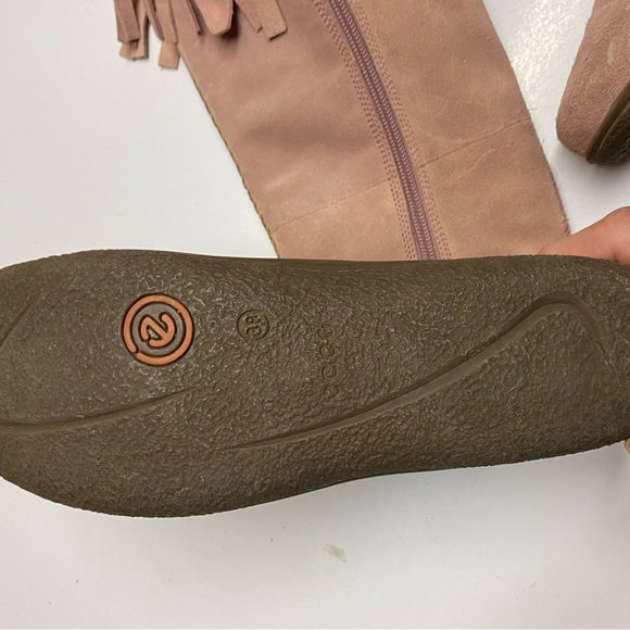 Ecco pink suede boots - Picture 3 of 4